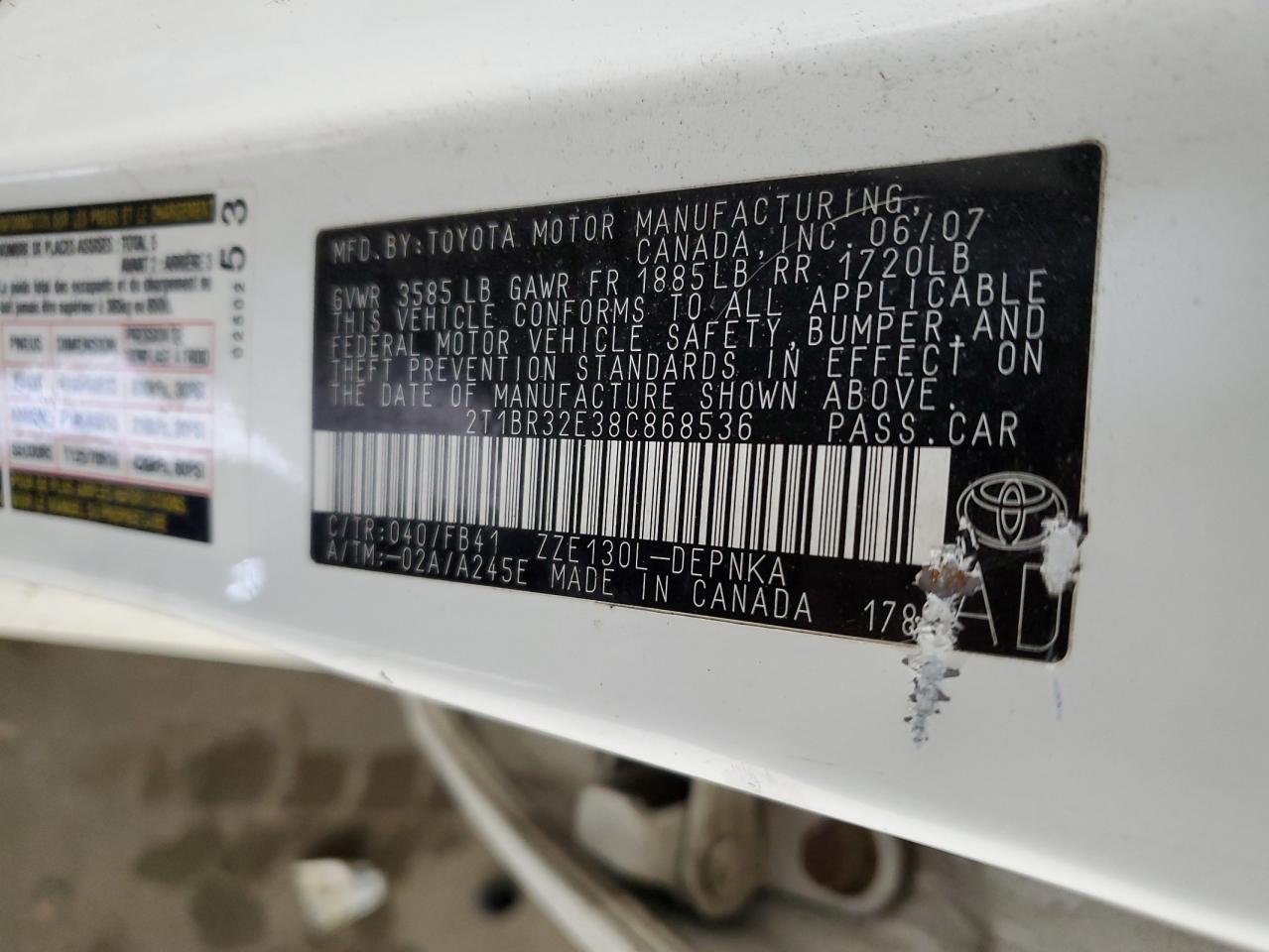 2008 Toyota Corolla - Image 13