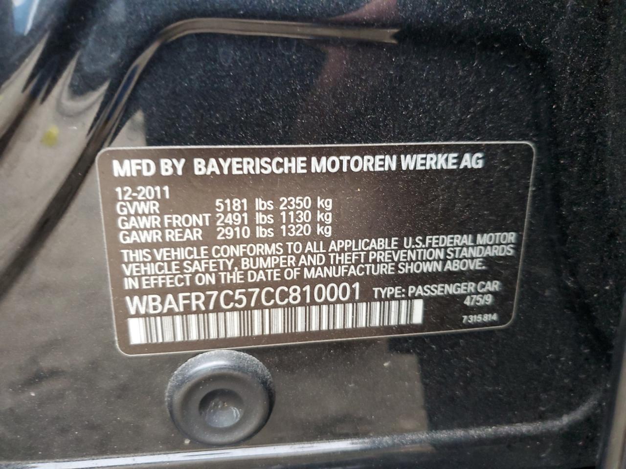 2012 BMW 5er - Image 12