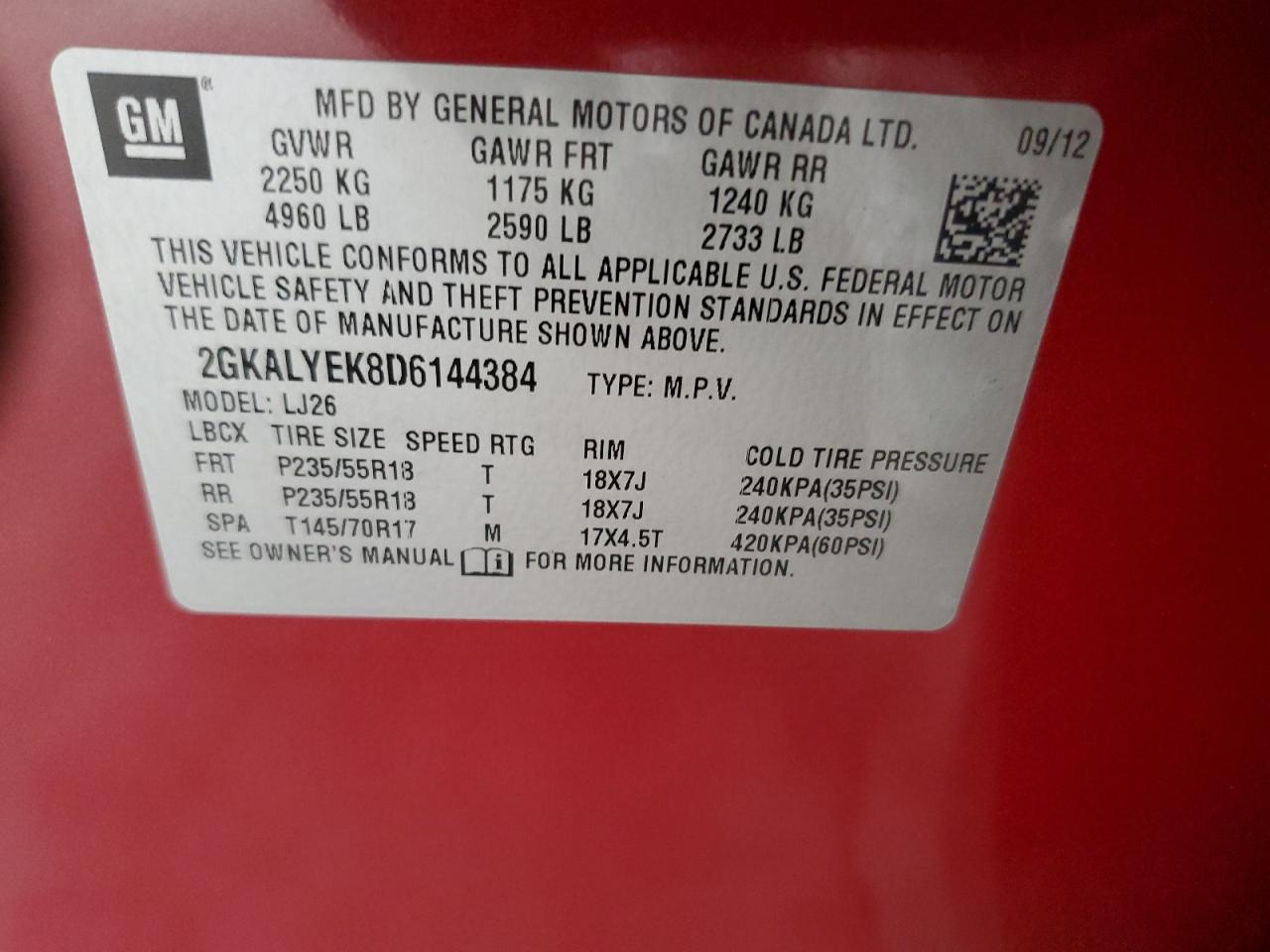 2013 GMC Terrain - Image 12