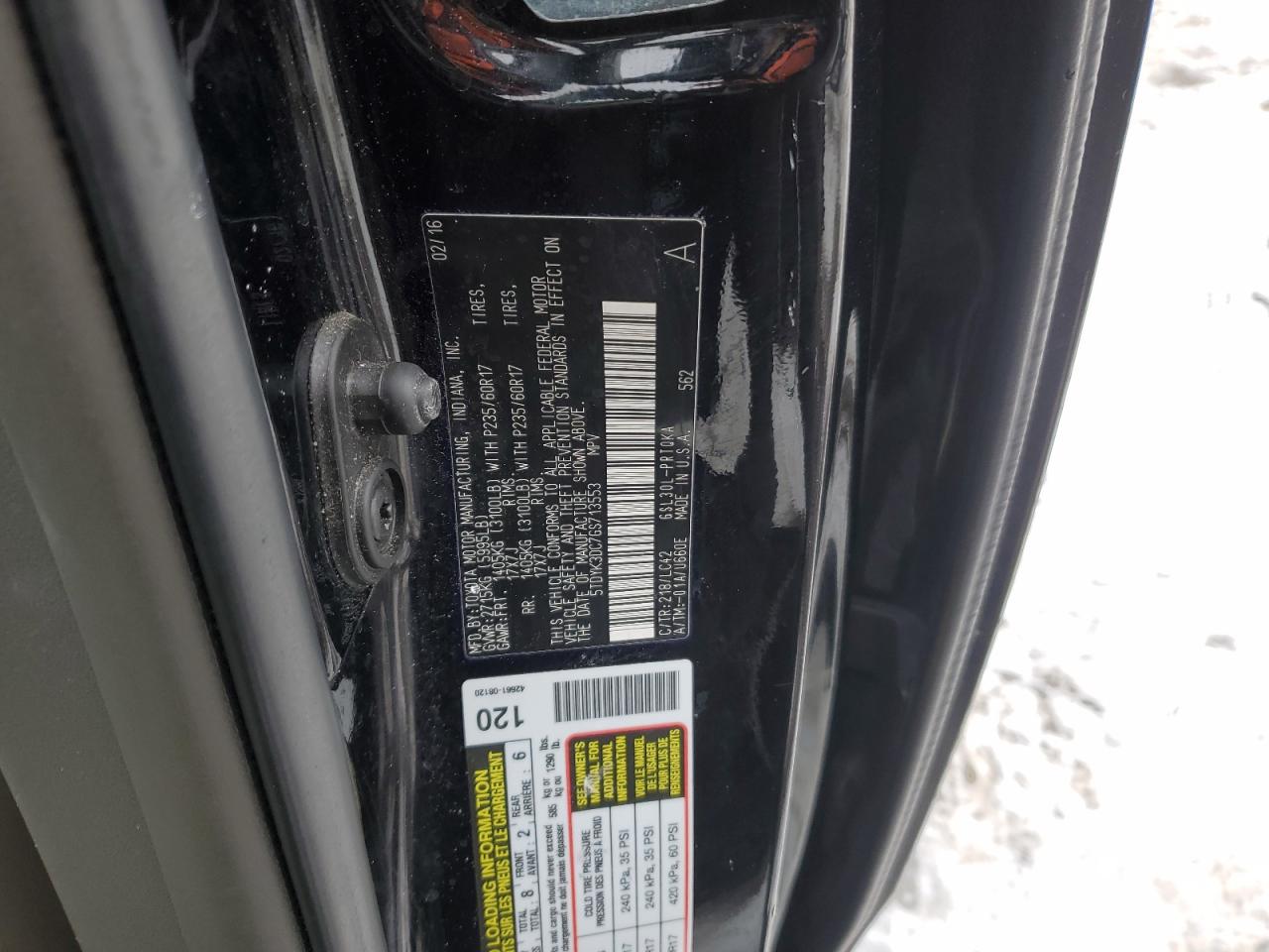 2016 Toyota Sienna - Image 13