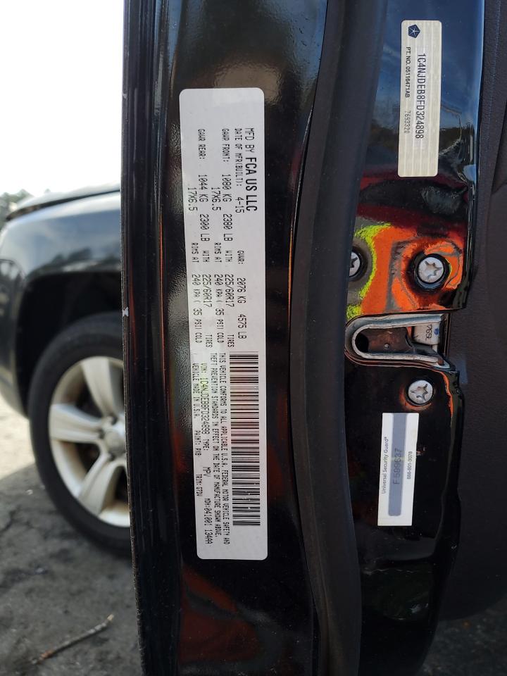 2015 Jeep Compass Latitude VIN: 1C4NJDEB8FD324898 Lot: 46521715