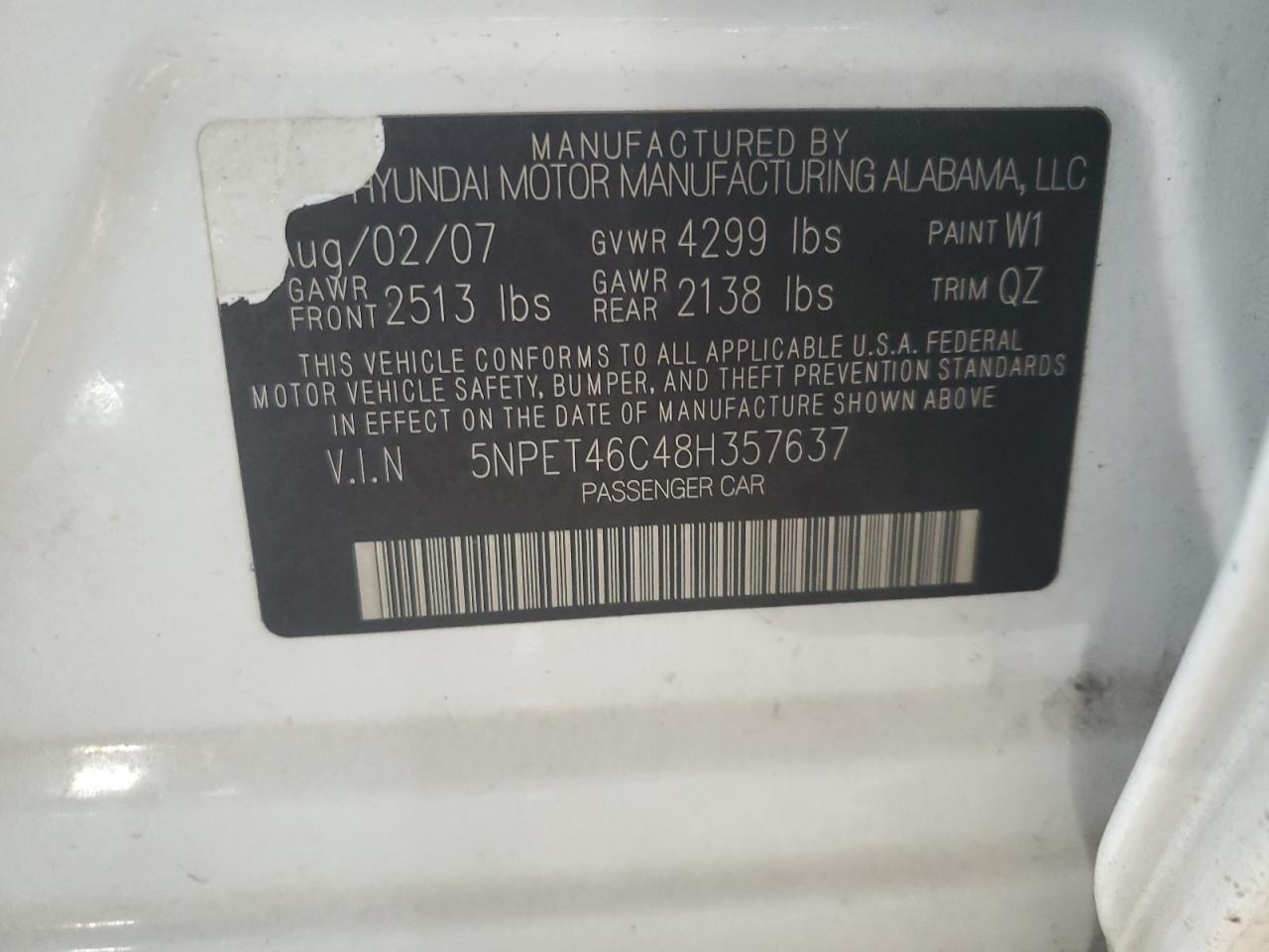 2008 Hyundai Sonata - Image 12