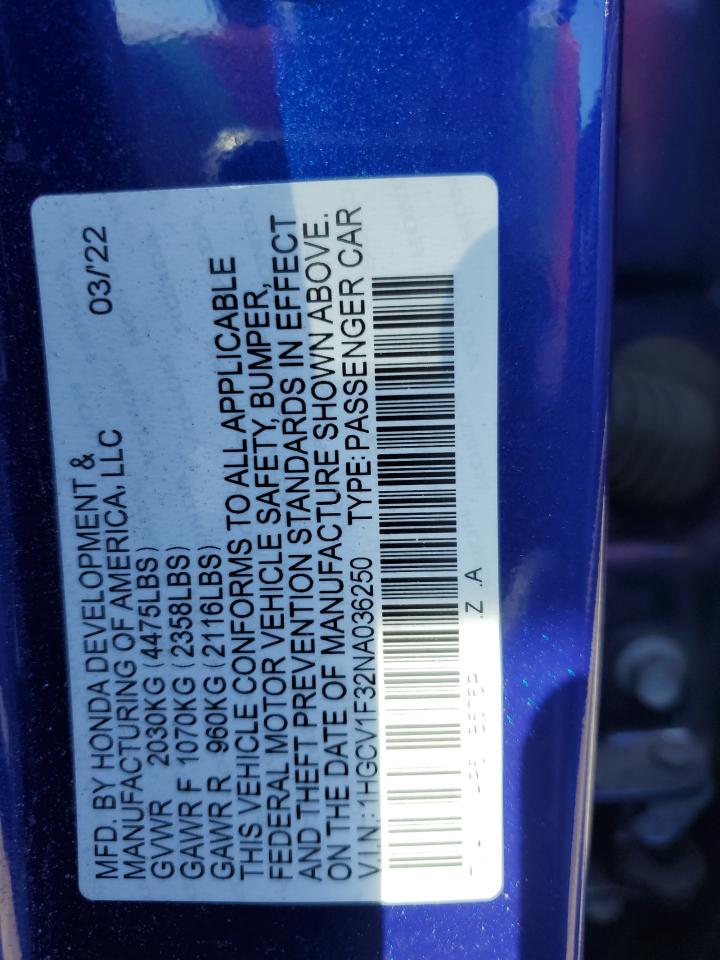 2022 Honda Accord - Image 12