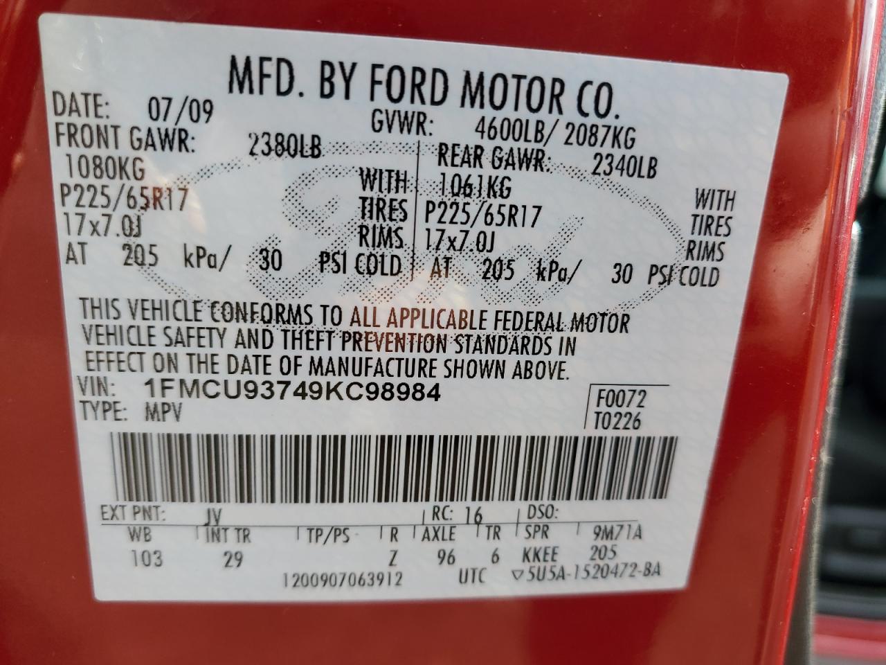2009 Ford Escape - Image 15