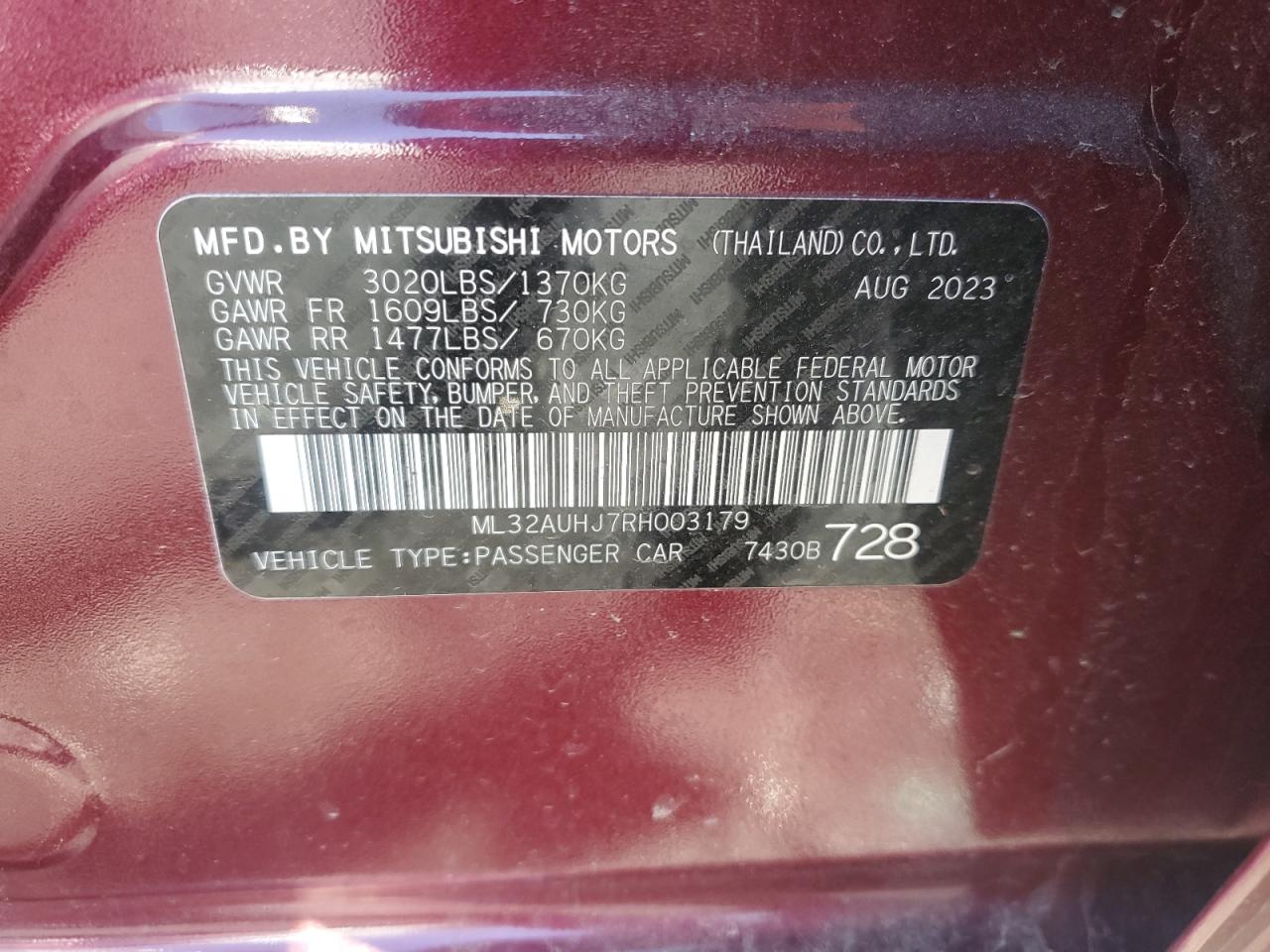 2024 Mitsubishi Mirage - Image 12