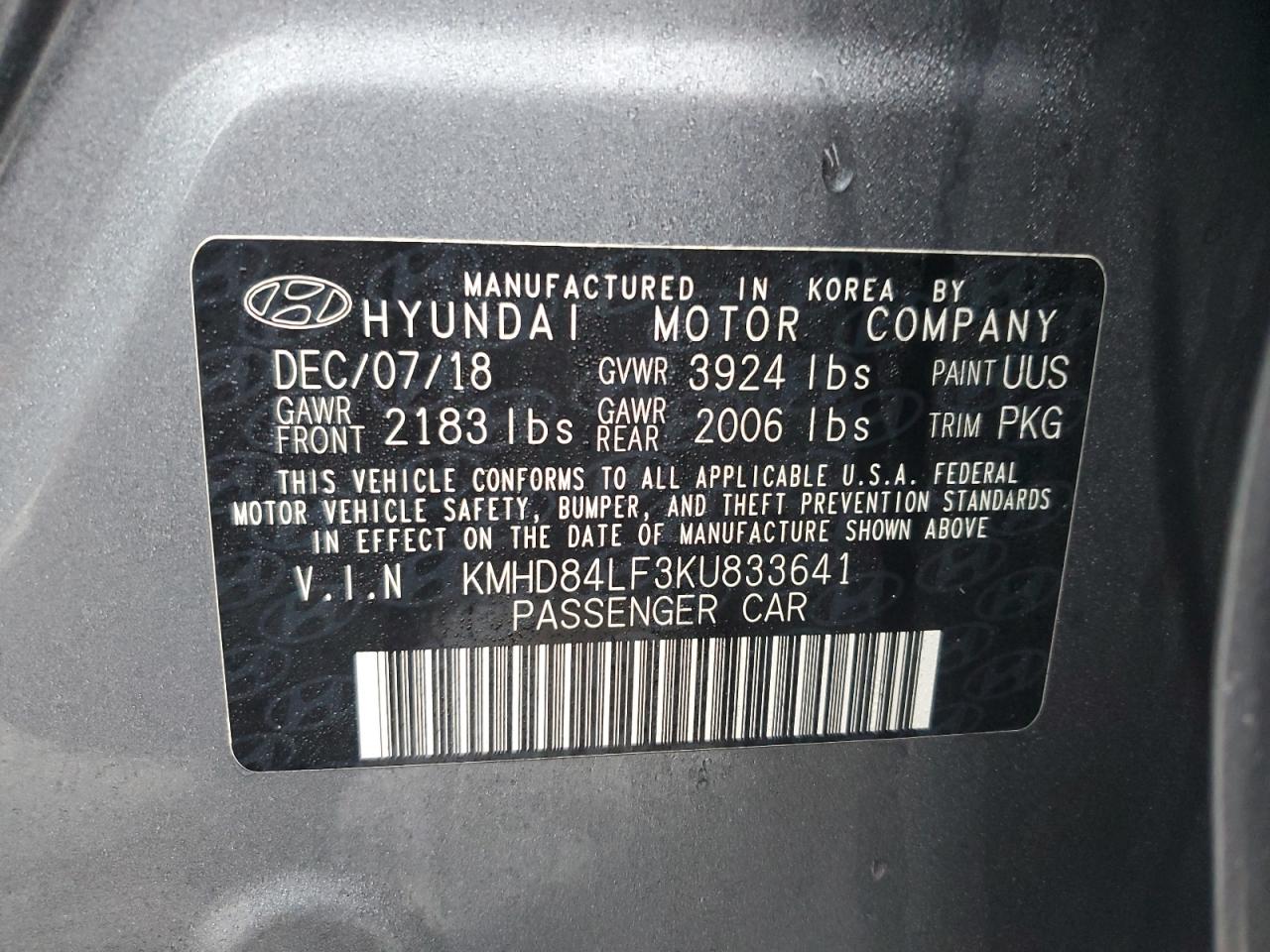 2019 Hyundai Elantra - Image 14