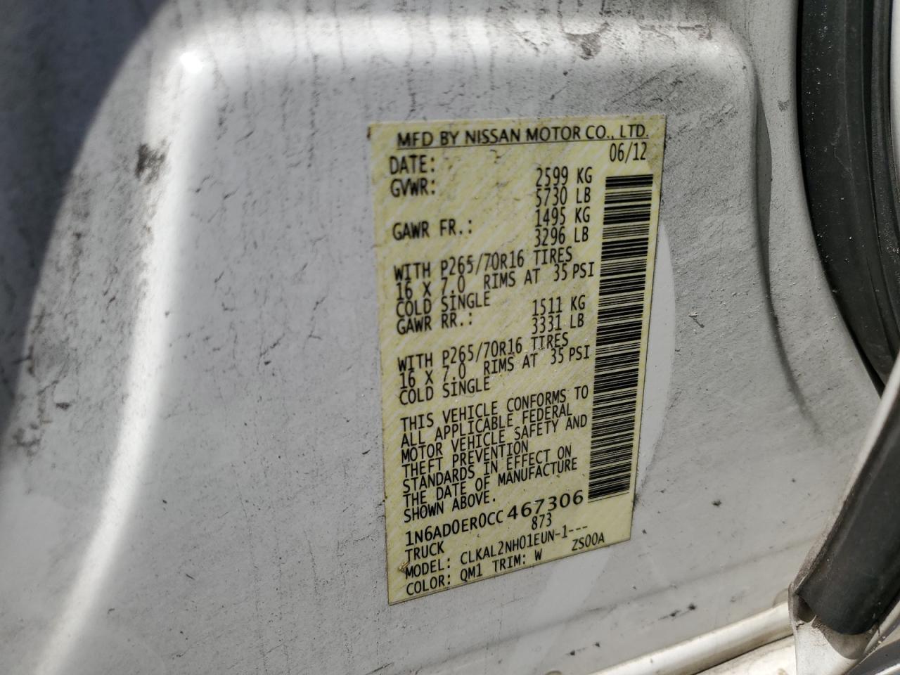 2012 Nissan Navara (Frontier) - Image 15