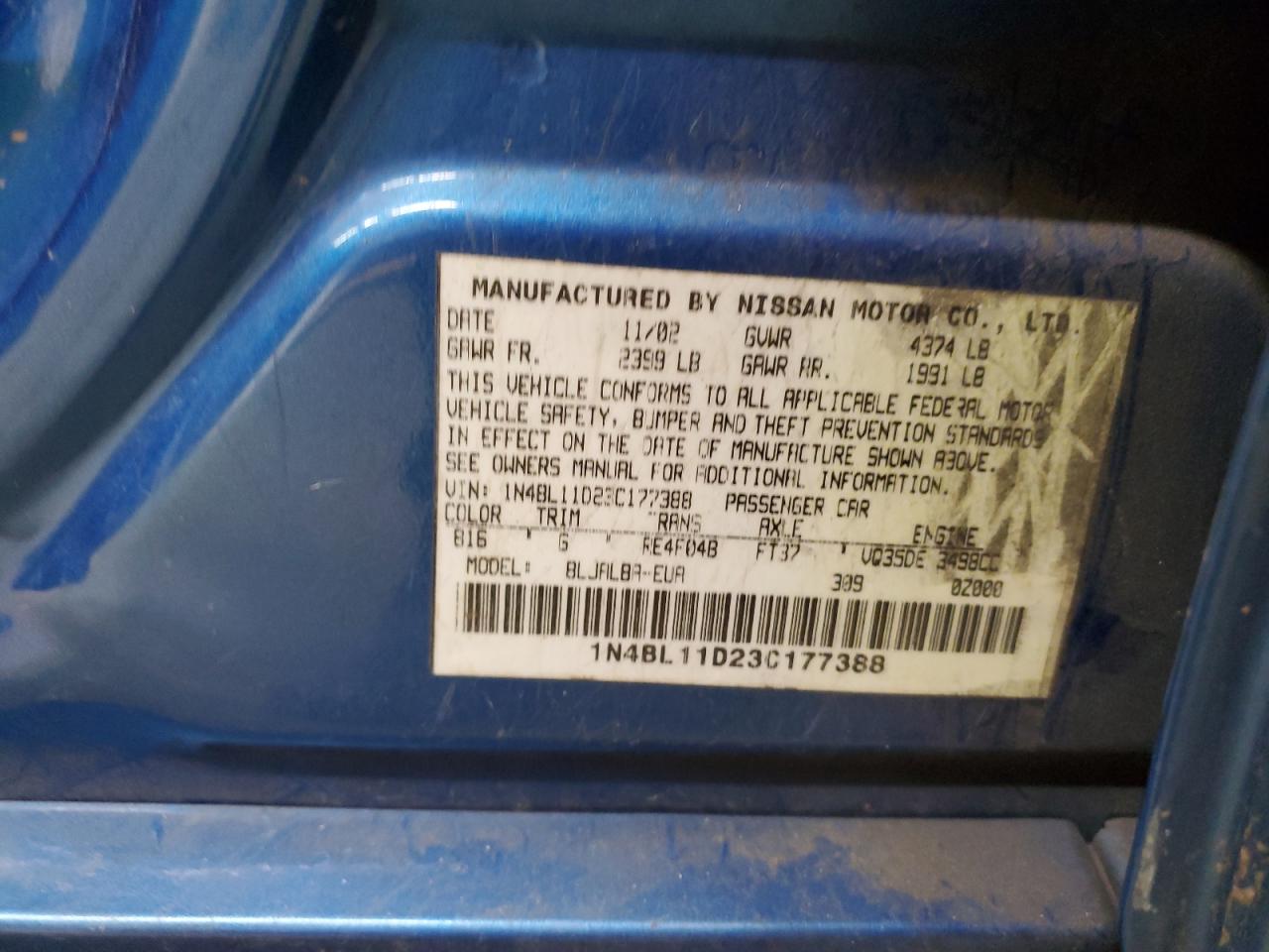 2003 Nissan Altima - Image 12