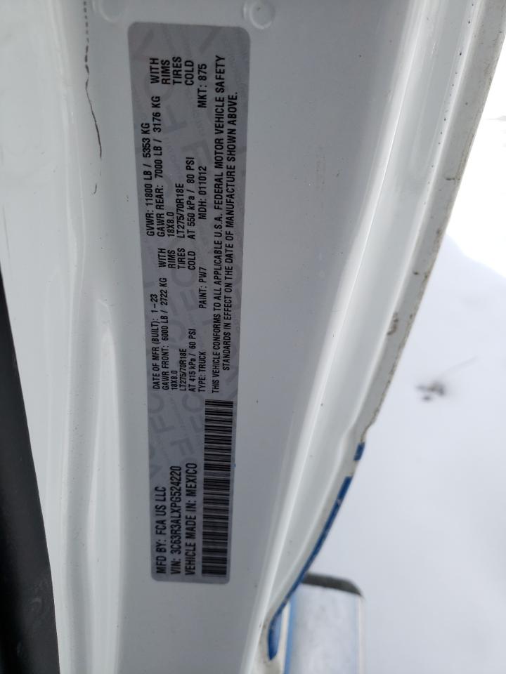 2023 Ram 3500 Tradesman VIN: 3C63R3ALXPG524220 Lot: 45219445