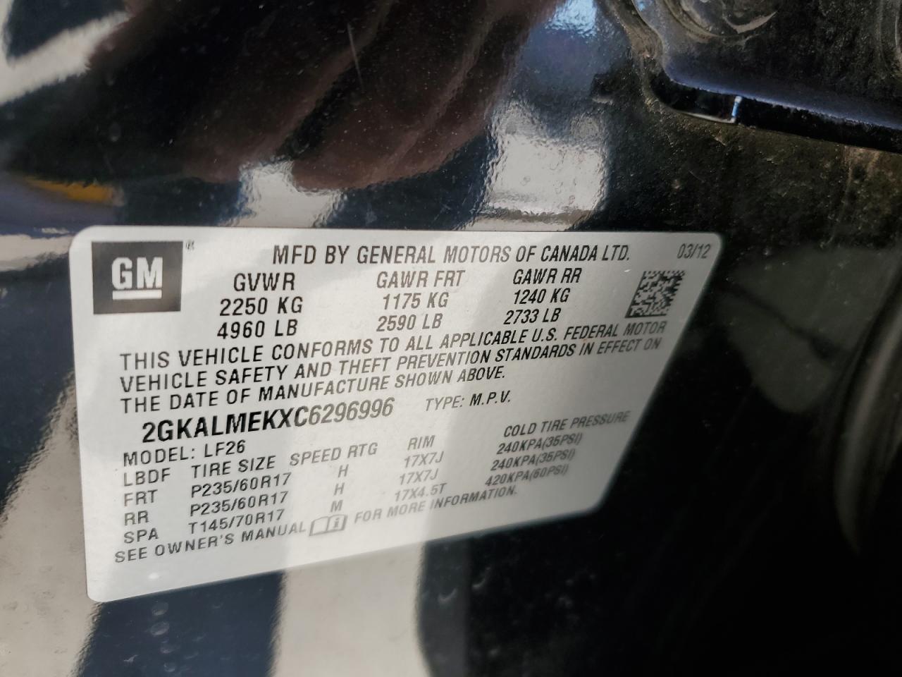 2012 GMC Terrain - Image 13
