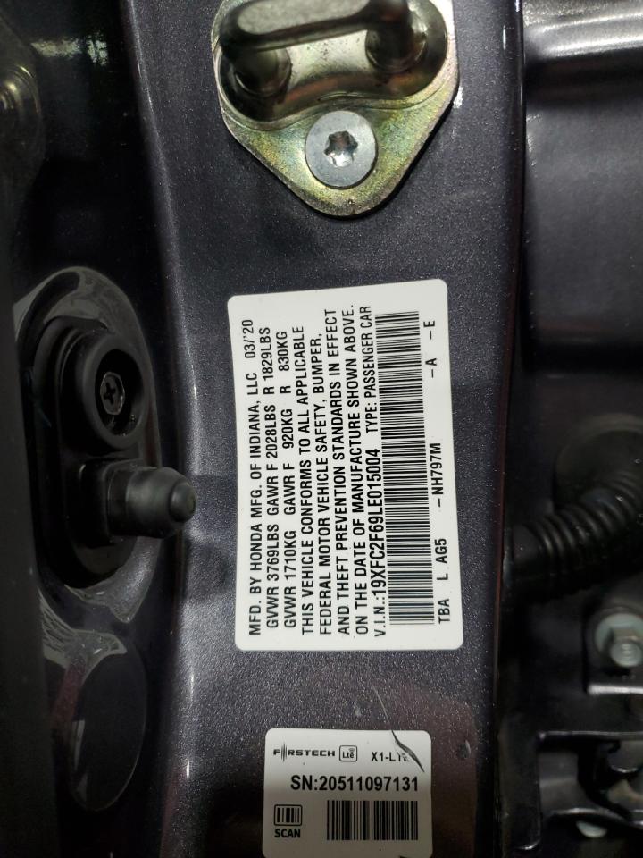 19XFC2F69LE015004 HONDA CIVIC 2020