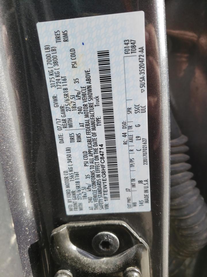 1FTEW1EG8HFC84714 FORD F-150 2017
