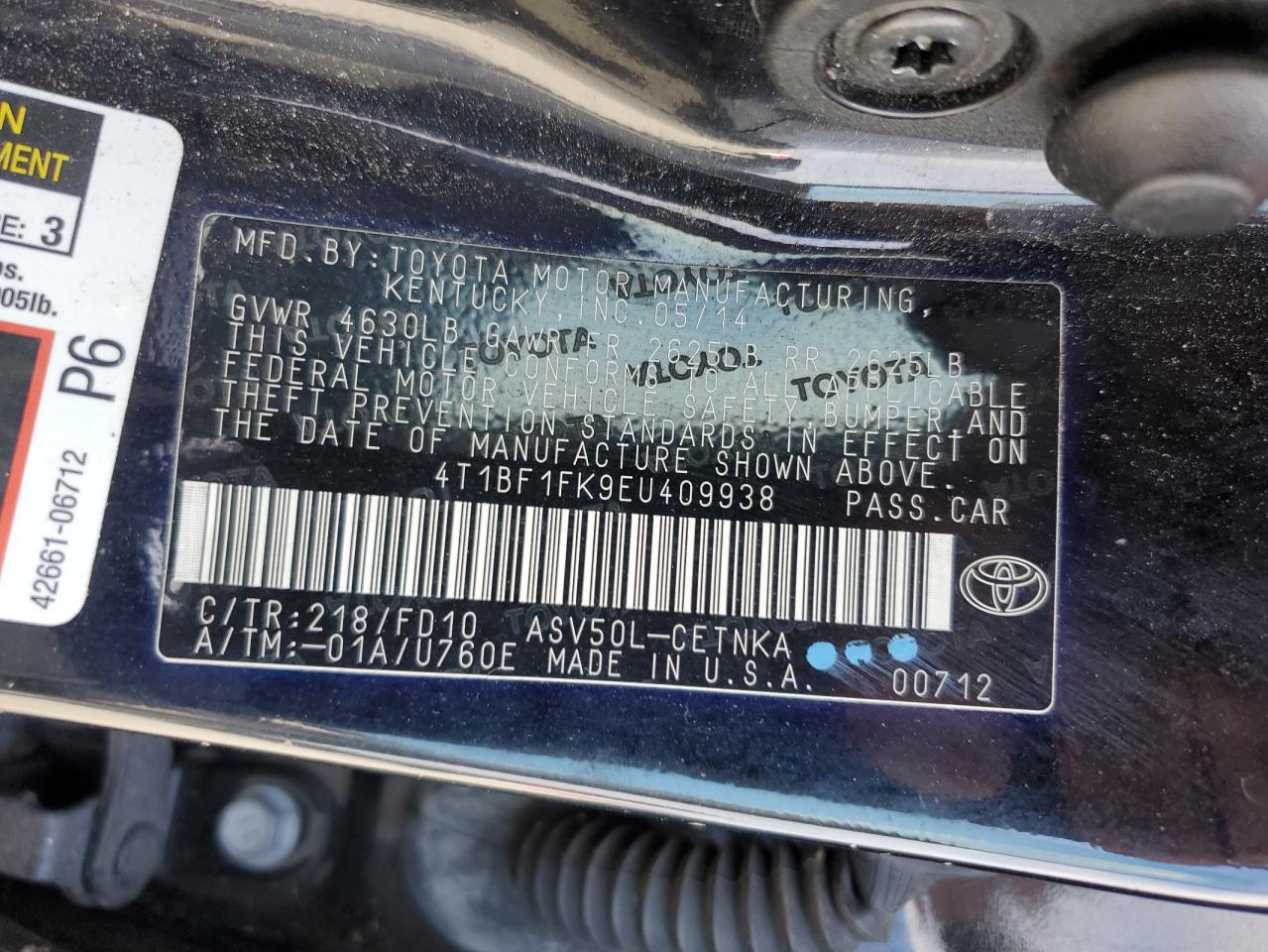 2014 Toyota Camry - Image 14