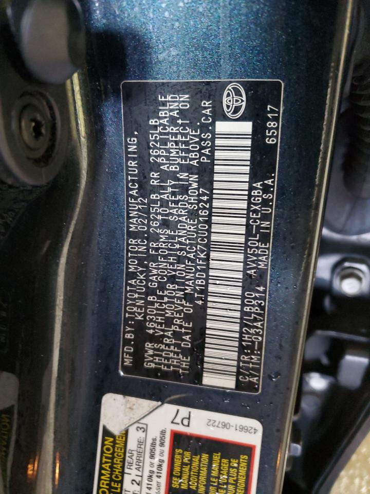2012 Toyota Camry - Image 12