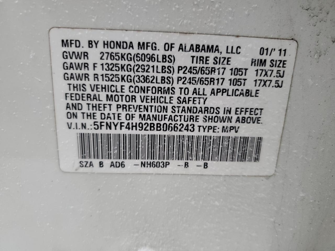 2011 Honda Pilot - Image 13