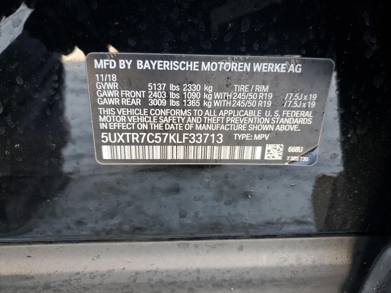 2019 BMW X3 - Image 13