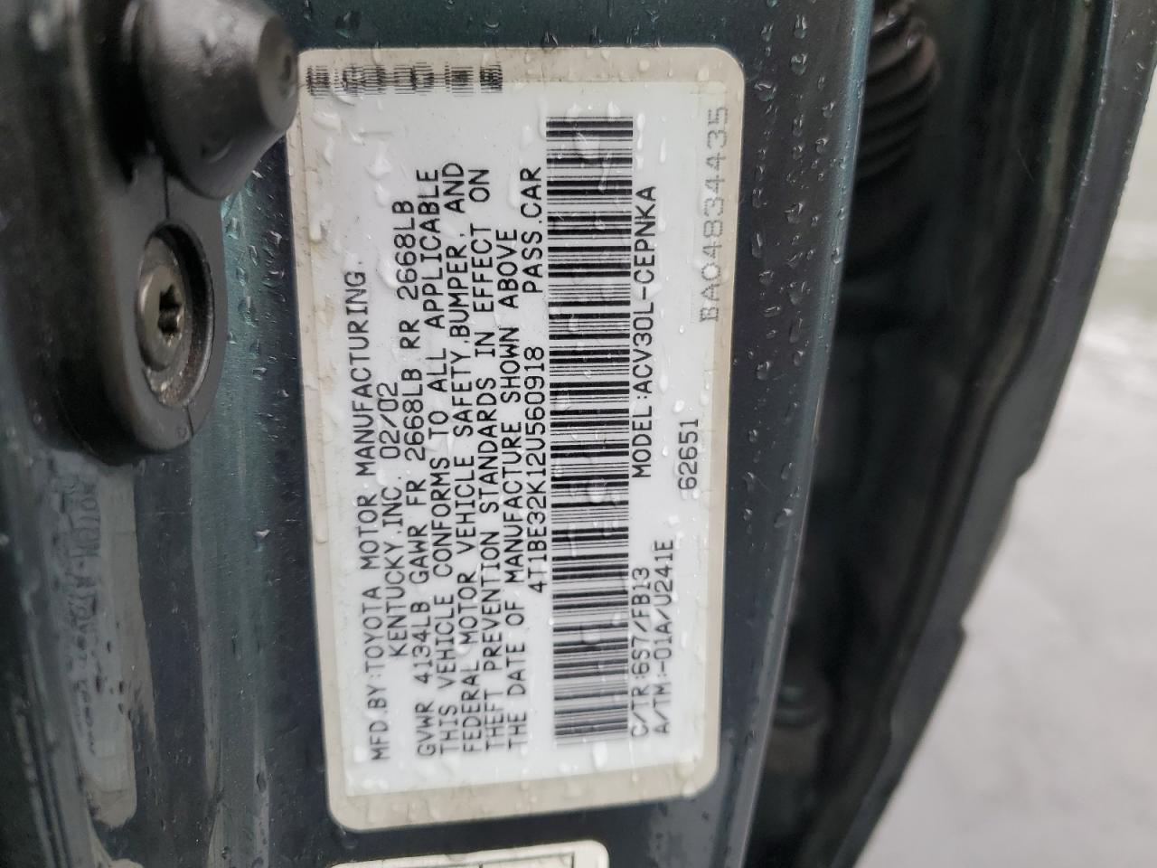 2002 Toyota Camry - Image 13