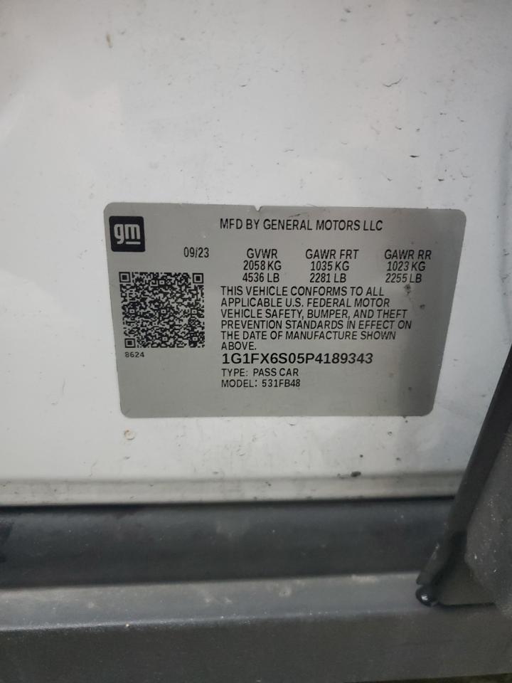 1G1FX6S05P4189343 CHEVROLET BOLT 2023