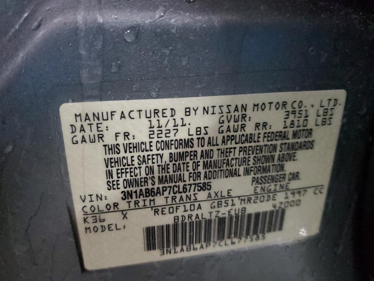 2012 Nissan Sentra - Image 13