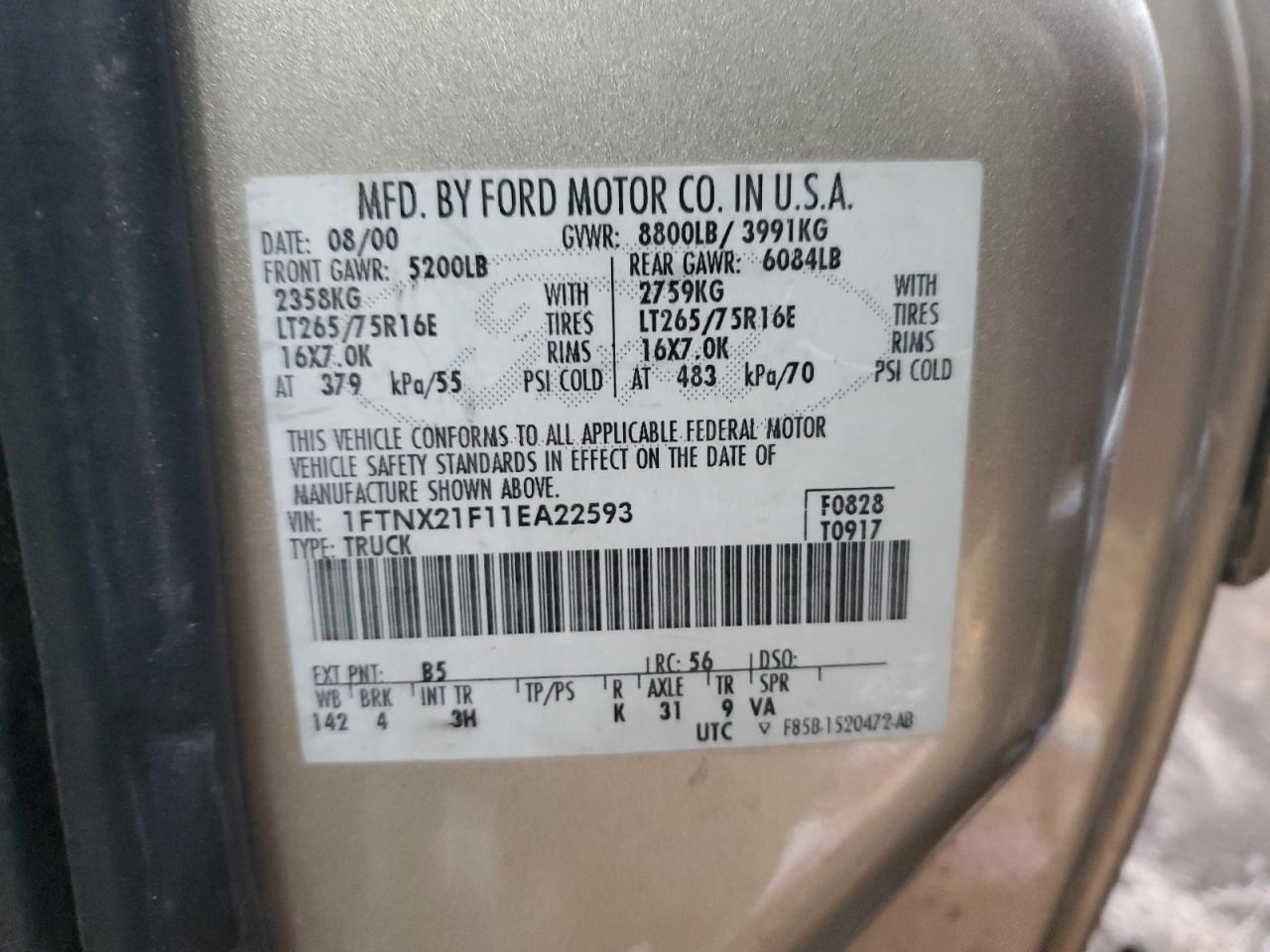 2001 Ford F250 - Image 14