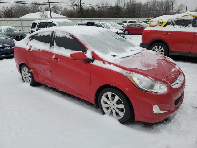  HYUNDAI ACCENT 2013 Red