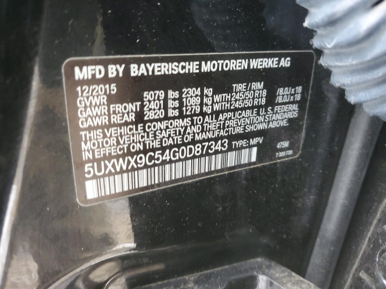 2016 BMW X3 - Image 14