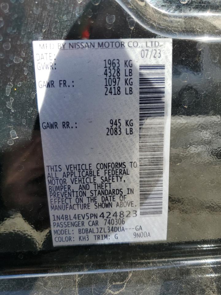 1N4BL4EV5PN424823 NISSAN ALTIMA 2023