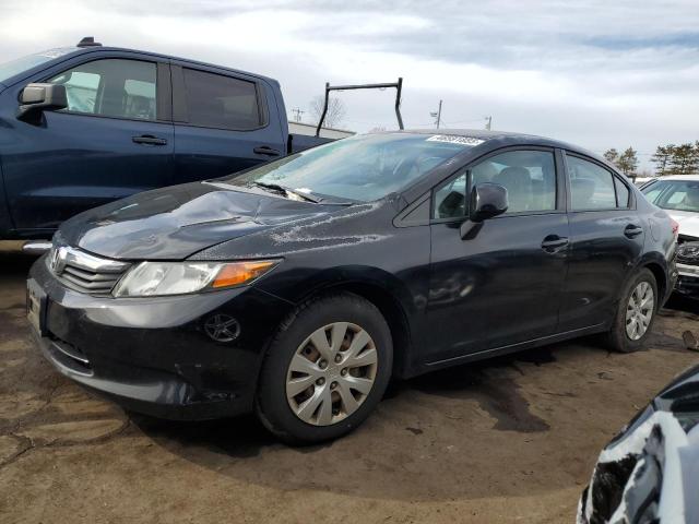 2012 Honda Civic Lx за продажба в New Britain, CT - Top/Roof