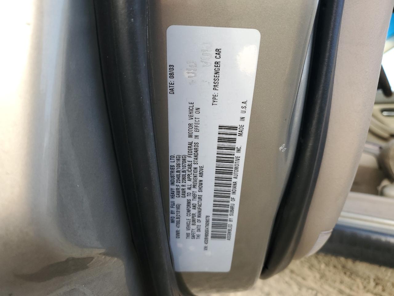 2004 Subaru Legacy - Image 13