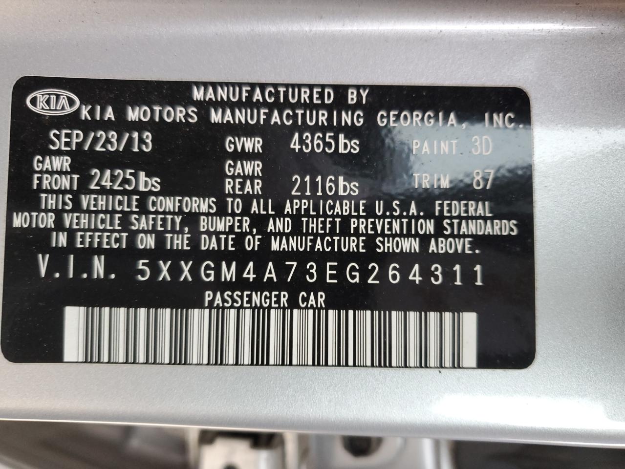 2014 Kia Optima - Image 12