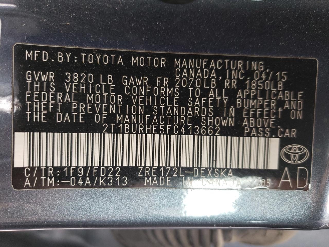 2015 Toyota Corolla - Image 12
