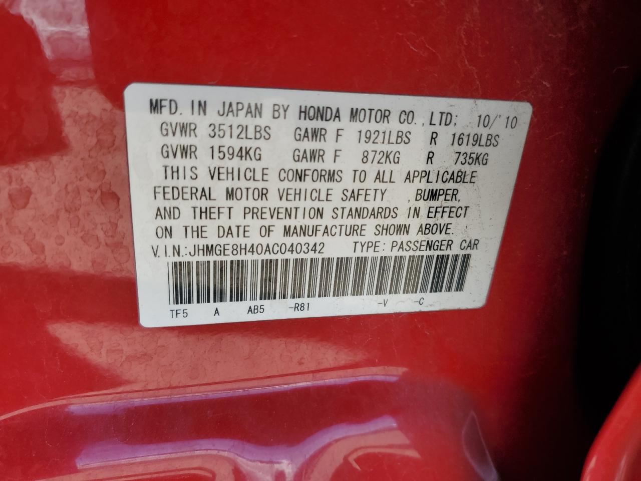 2010 Honda Fit - Image 14