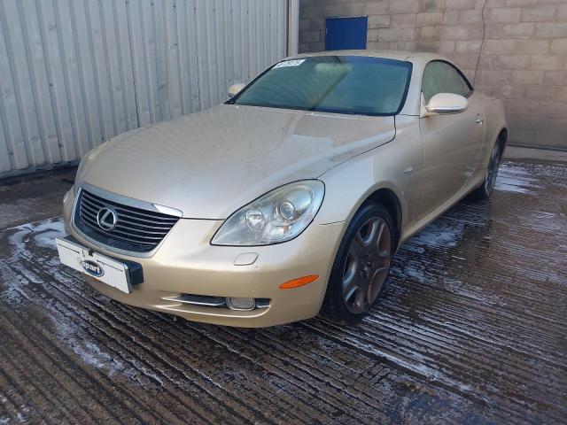 2006 LEXUS SC 430 AUT for sale at Copart CHESTER