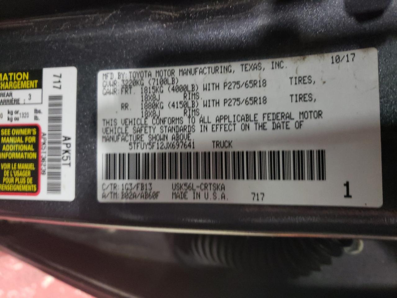 2018 Toyota Tundra - Image 12