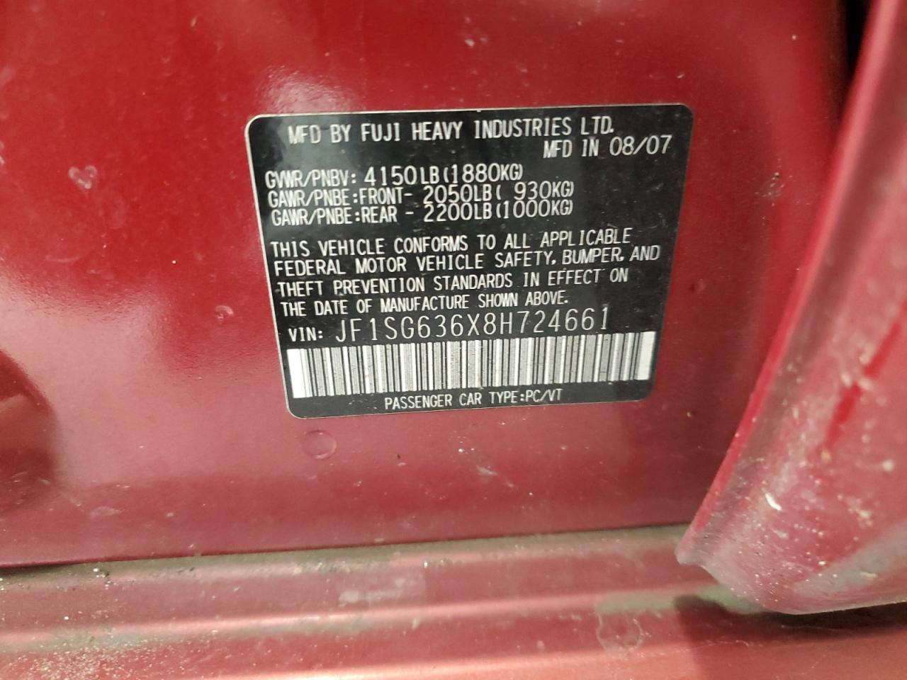 2008 Subaru Forester - Image 13