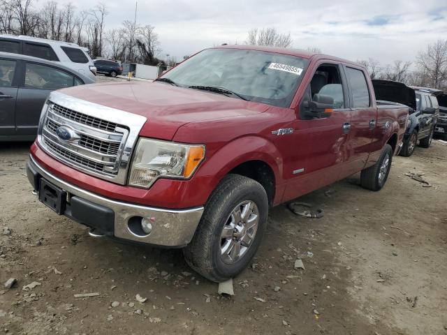 2013 FORD F150 SUPERCREW for sale at Copart MD - BALTIMORE EAST