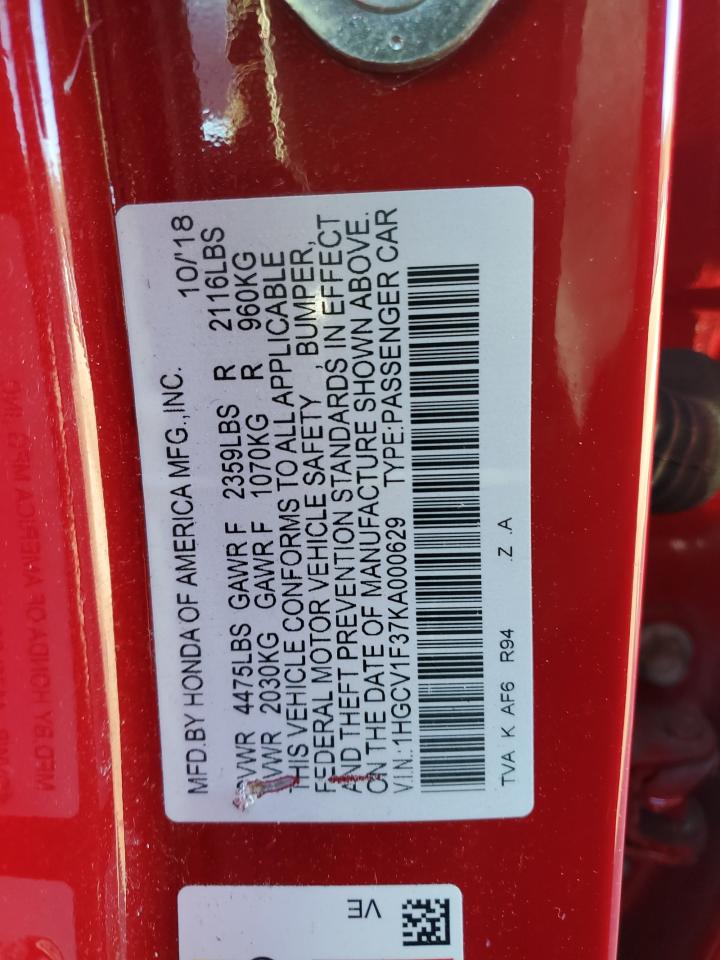 2019 Honda Accord - Image 12