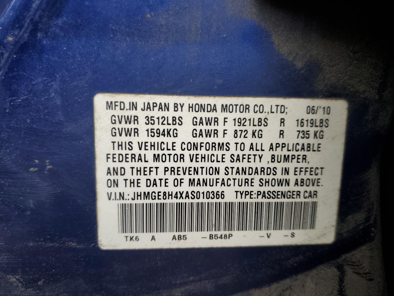 2010 Honda Fit - Image 15