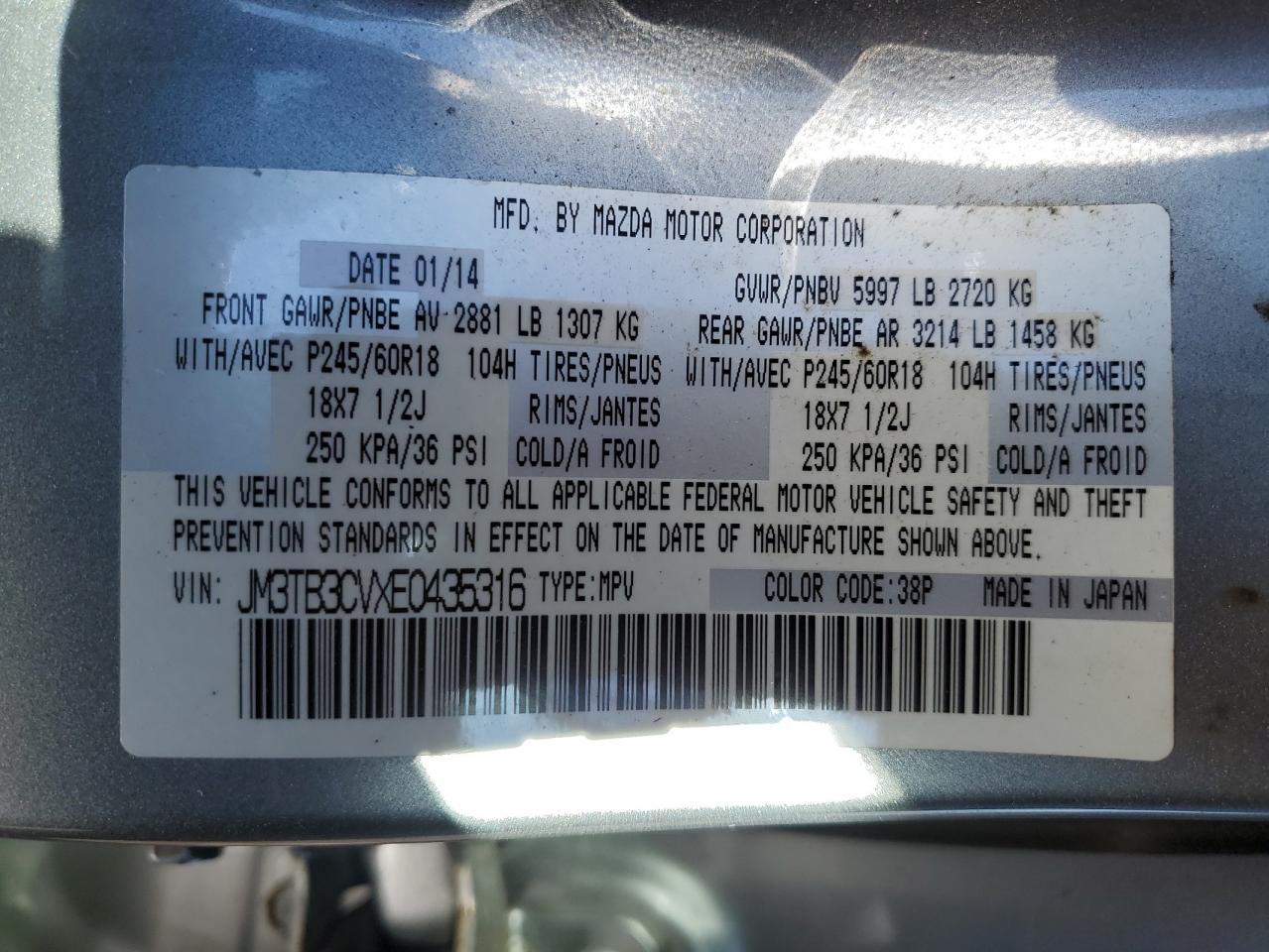 2014 Mazda CX-9 - Image 13