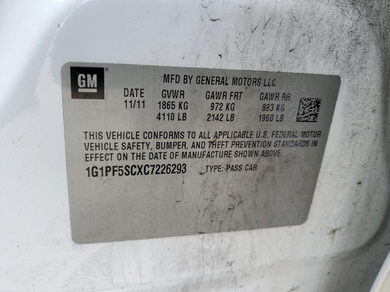 2012 Chevrolet Cruze - Image 12