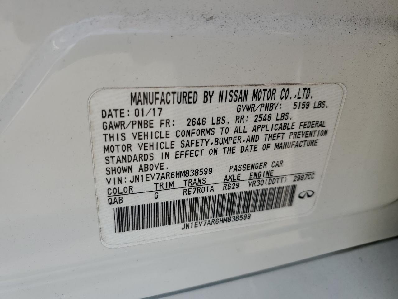 2017 Infiniti Q50 - Image 14