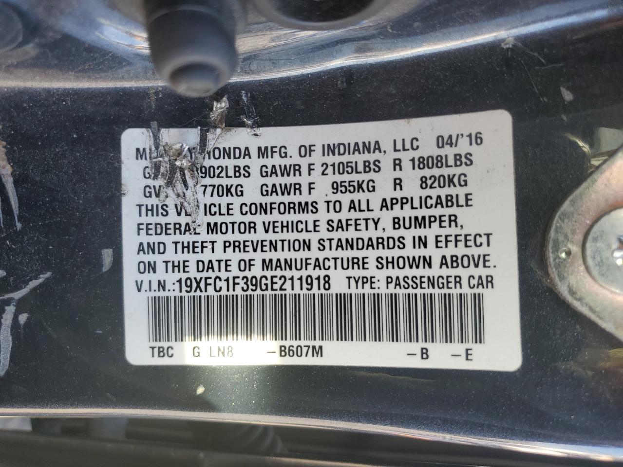 2016 Honda Civic - Image 14