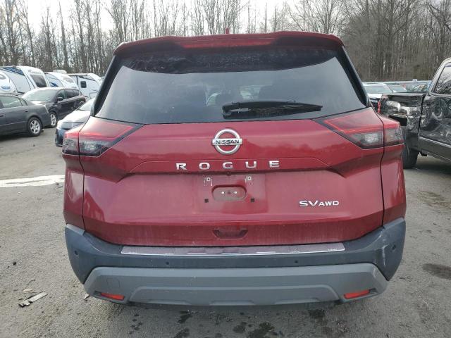  NISSAN ROGUE 2021 Czerwony