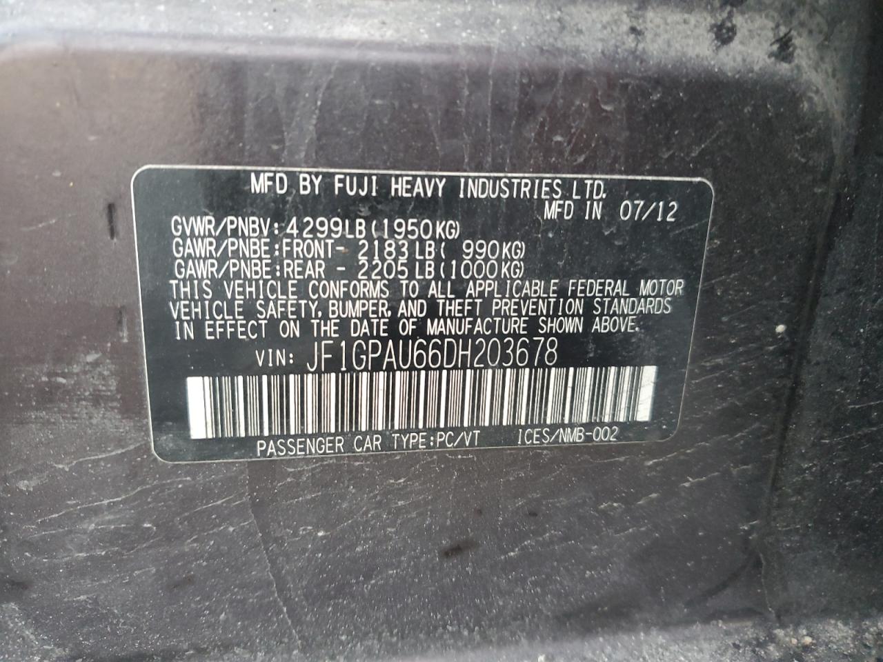 2013 Subaru Impreza - Image 12