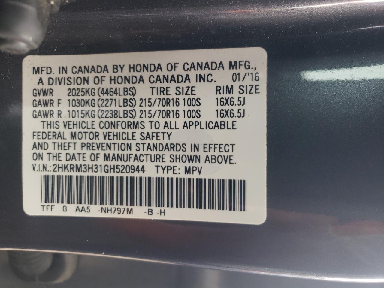 2016 Honda CR-V - Image 12