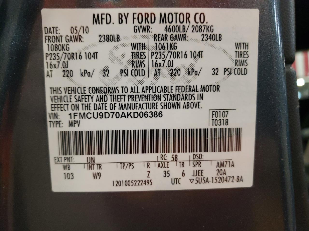 2010 Ford Escape - Image 15