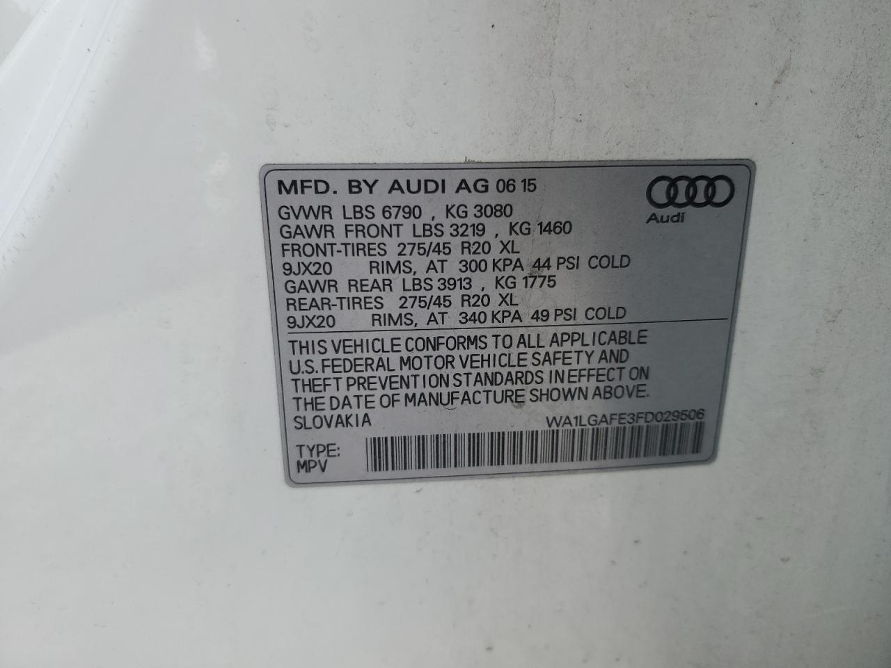 2015 Audi Q7 - Image 13