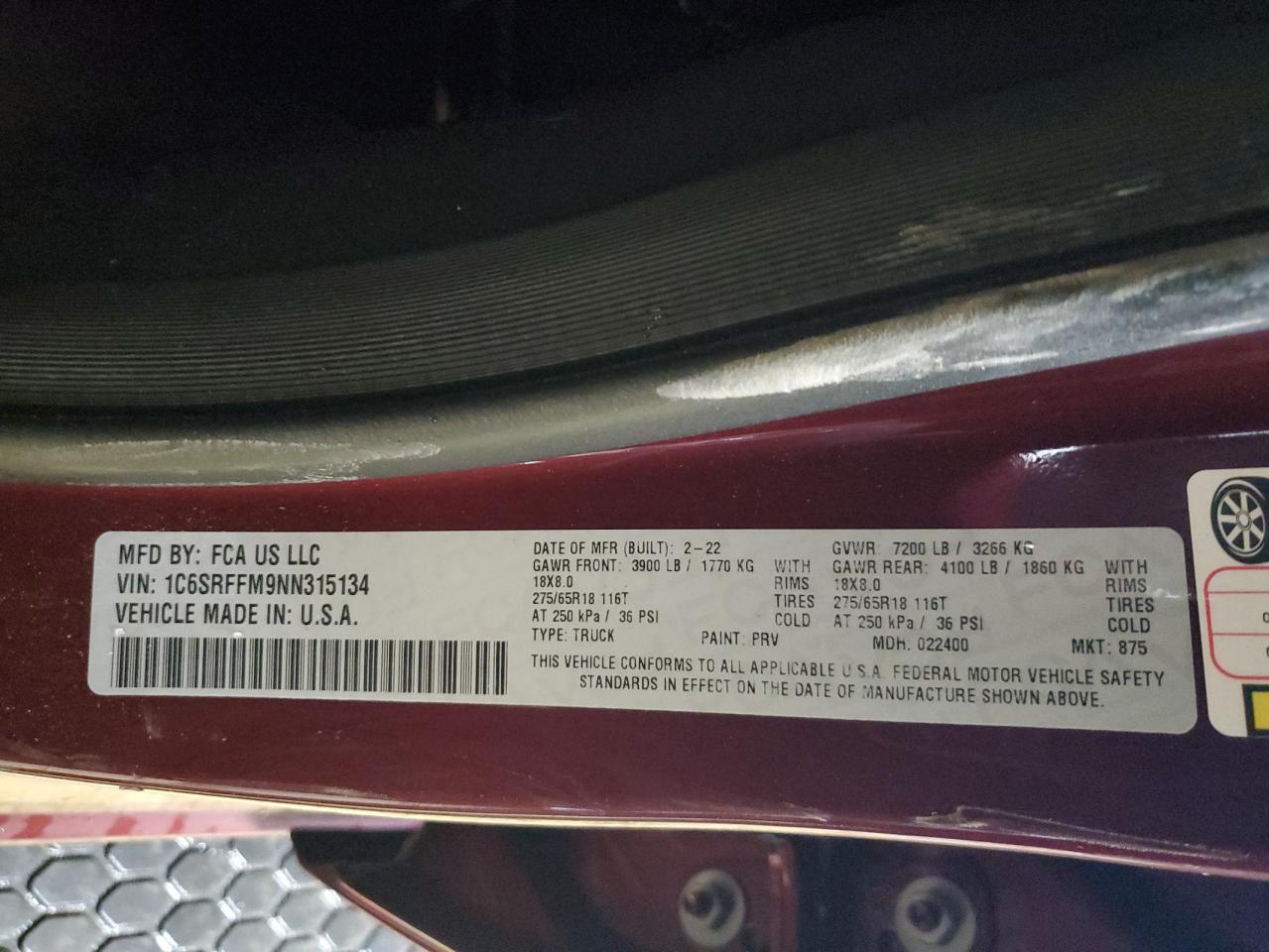 2022 RAM 1500 - Image 14