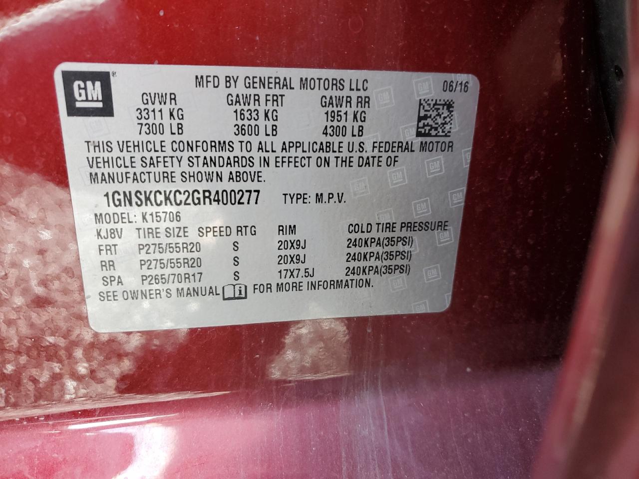 2016 Chevrolet Tahoe - Image 15