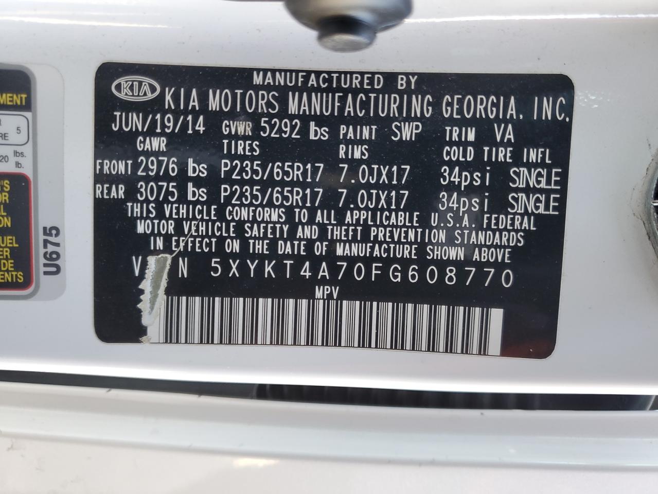 2015 Kia Sorento - Image 13